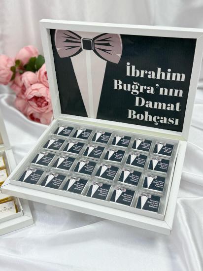 Kişiye Özel Damat Bohçası Çikolatası