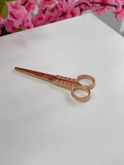 Kalpli Gold Renk Söz Makası