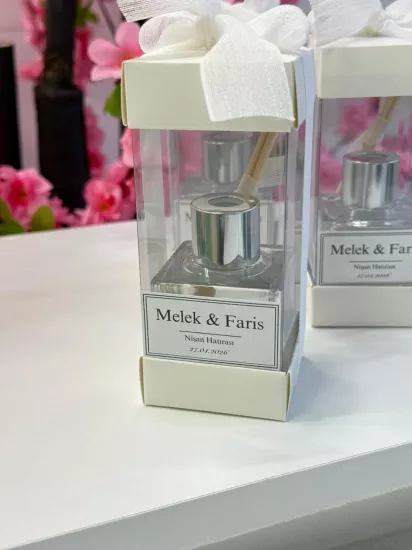 İsme Özel Koku Şişesi Nişan Hatırası 