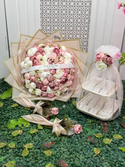 101 Şakayık Aranjmanı 2’li Set